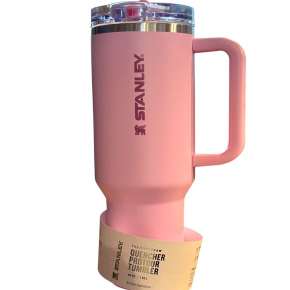 Stanley Cherry Blossom The Quencher ProTour Flip Straw Tumbler  40 OZ NIB - Picture 5 of 13